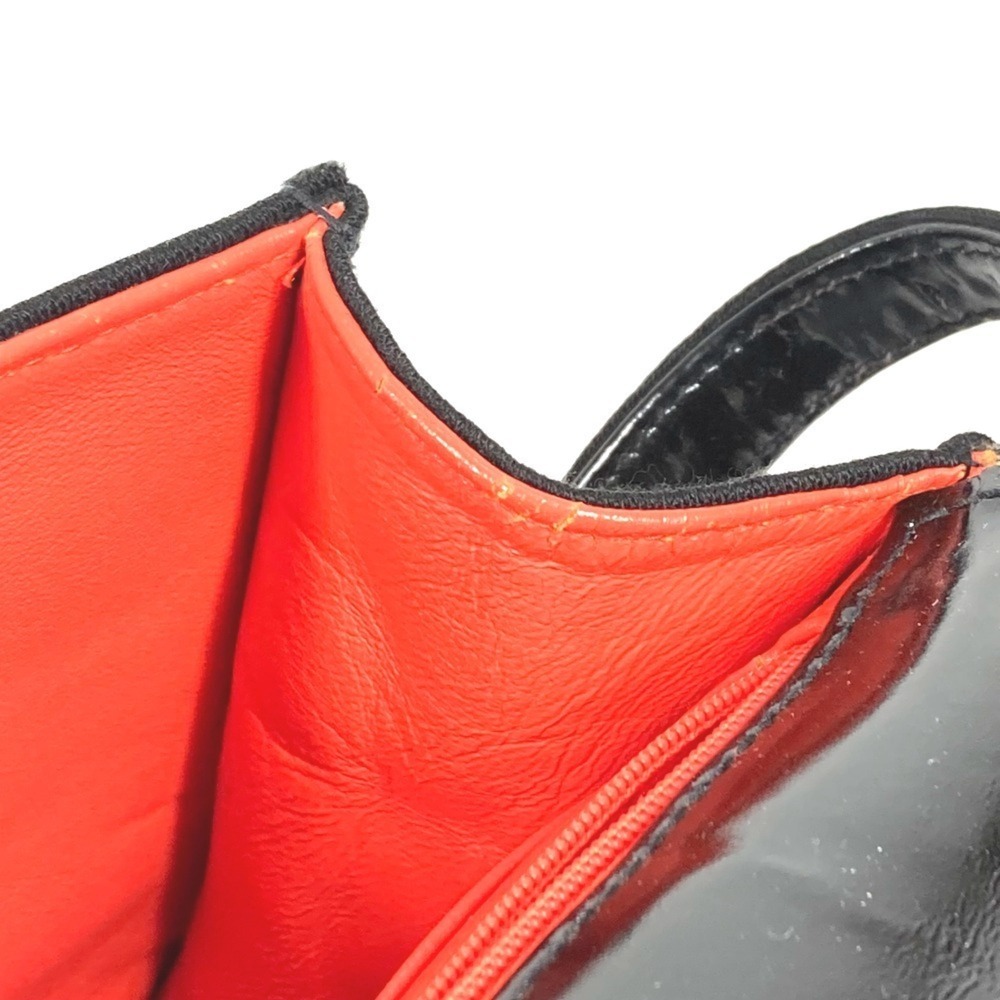 CHANEL Vintage Black Leather Logo Shoulder Bag - Picture 11 of 16